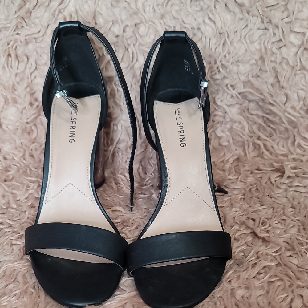 Call It Spring Elegant Black Heels